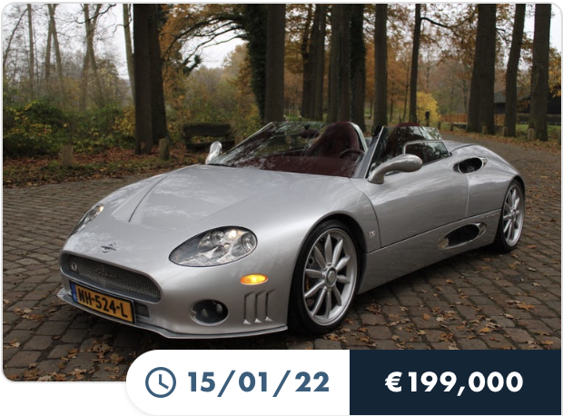 2004 SPYKER C8 SPYDER