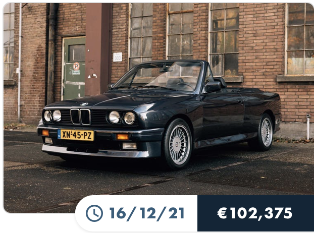 1989 BMW (E30) M3 CONVERTIBLE