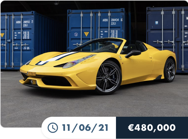 2015 FERRARI 458 SPECIALE APERTA