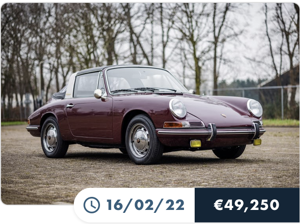 1968 PORSCHE 912 TARGA